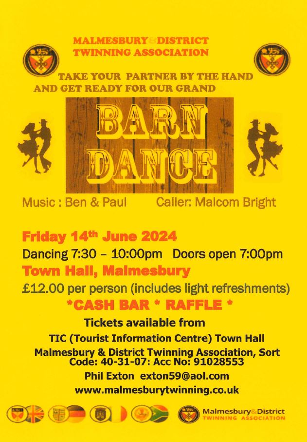 Malmesbury Twinning Association Barn Dance
